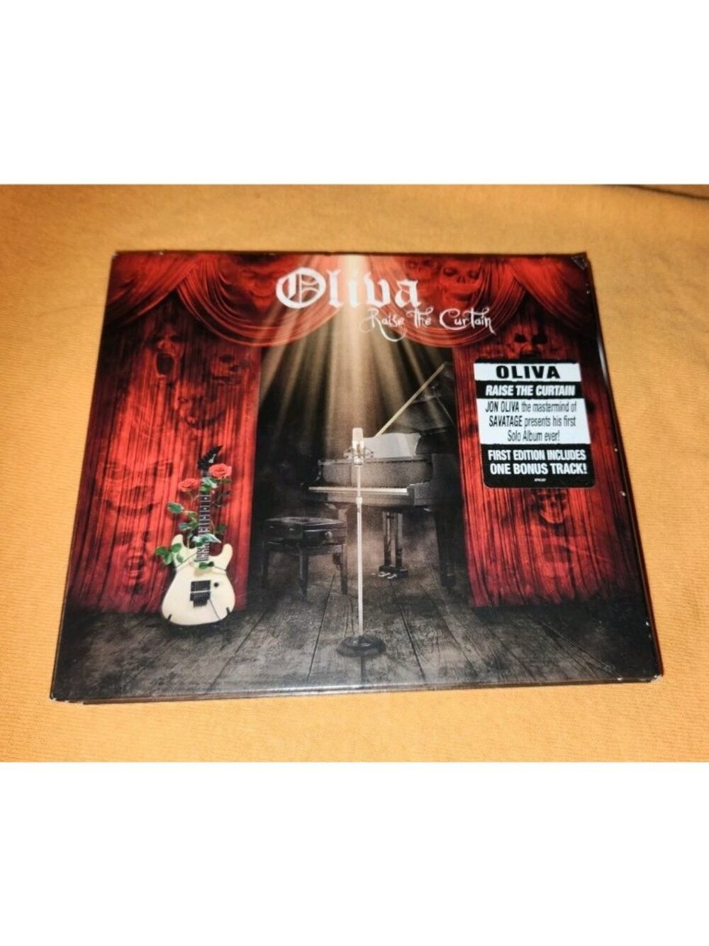 OLIVA Raise the Curtain CD 2013 AFM First Edition Bonus Track Savatage Jon